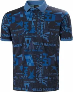 Helly Hansen Men's Newport Polo Camisa Ocean Burgee Aop L