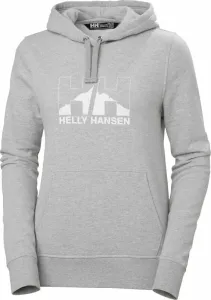 Helly Hansen Women's Nord Graphic Pullover Hoodie Grey Melange L Sudadera con capucha para exteriores