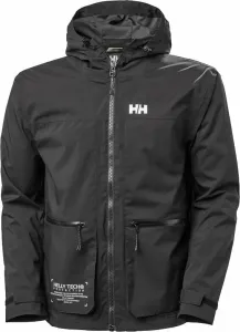 Helly Hansen Men's Move Hooded Rain Jacket Black S Chaqueta para exteriores