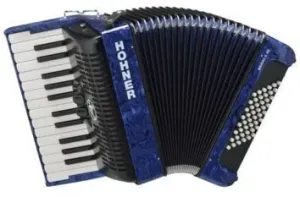 Hohner Bravo II 48 Dark Blue Acordeón de piano #671974