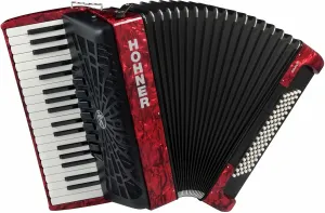 Hohner Bravo III 80 Red Acordeón de piano #11251