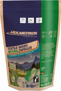 Holmenkol Textile Wash Natural Capsules 30pcs 30 x 20 ml 674 g Detergente