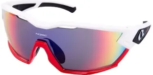HQBC QX2 White/Red/Red Mirror Gafas de ciclismo