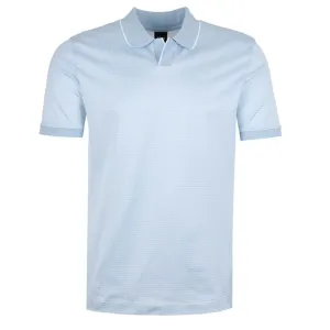 Hugo Boss Mens Johnny Collar Polo Shirt Blue L