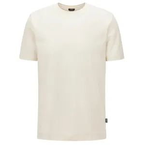 Hugo Boss Mens Cotton T-shirt Cream XS