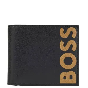 Hugo Boss Mens Big Logo Wallet Black One Size
