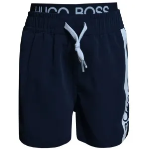 Hugo Boss Boys Waist Logo Swimshorts Blue 10Y #708115