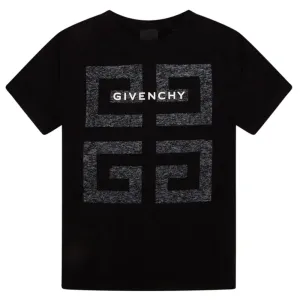 Givenchy Boys 4G Logo T-shirt Black 10Y #369324