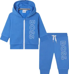 Boss Baby Boys Hoodie and Pants Tracksuit Set in Blue 02A Navy 87% Cotton, 13% Polyester - Trimming: 97% 3% Elastane Lining: 100% Cotton #730752