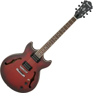 Ibanez AM53-SRF Sunburst Red Flat Guitarra Semi-Acústica