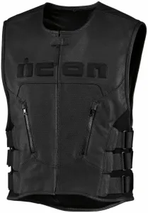 ICON - Motorcycle Gear Regulator D30™ Vest Negro 2XL-3XL Chaleco de moto