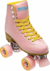 Impala Skate Roller Skates Patines de ruedas de doble linea Pink/Yellow 36