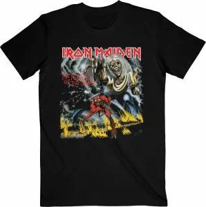 Iron Maiden Camiseta de manga corta Number Of The Beast Black L