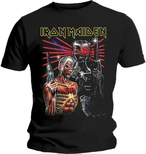 Iron Maiden Camiseta de manga corta Terminate Black L