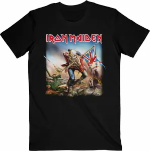 Iron Maiden Camiseta de manga corta Trooper Black M