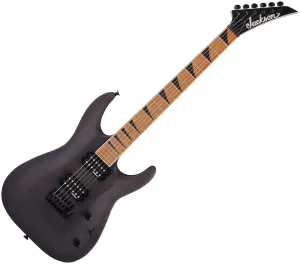 Jackson JS Series Dinky Arch Top JS24 DKAM Caramelized MN Black Satin Guitarra eléctrica