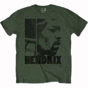 Jimi Hendrix Camiseta de manga corta Let Me Live Khaki Green 2XL