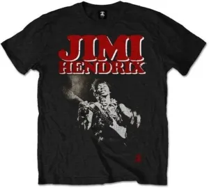 Jimi Hendrix Camiseta de manga corta Block Logo Black M