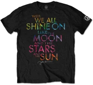 John Lennon Camiseta de manga corta Shine On Black 2XL