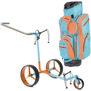 Jucad Carbon 3-Wheel Aquastop Bag SET GT Carro manual de golf