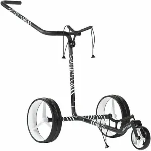 Jucad Carbon Zebra 3-Wheel White/Black Matt Carro manual de golf