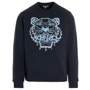 Kenzo Men's Tiger Sweatshirt Navy XXL Black #708195