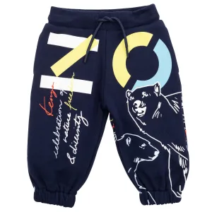 Kenzo Baby Boys Iconic Logo Track Pants Navy 2Y