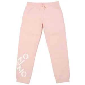 Kenzo Girls X Logo Joggers Pink 10Y