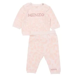 Kenzo Baby Girls Pink Tiger Tracksuit 6M #706269
