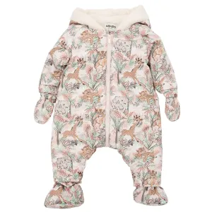 Kenzo Baby Girls Animal Print Snowsuit Pink 3M
