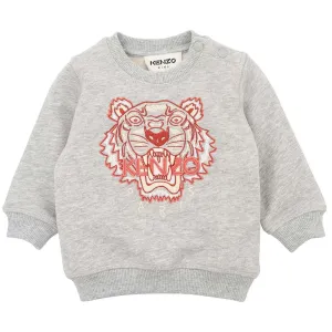 Kenzo Baby Boys Tiger Sweater Grey 12M