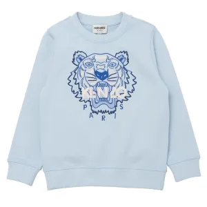 Kenzo Boys Tiger Sweater Blue 14A #707939