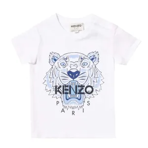 Kenzo Baby Boys Tiger T-shirt White 12M #373259