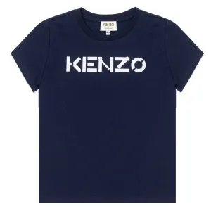 Kenzo Boys Logo T-shirt Navy 10Y #373858