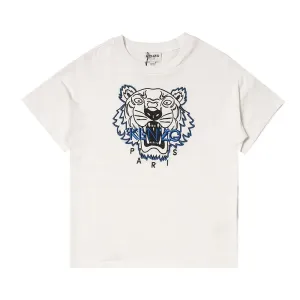 Kenzo Boys Tiger T-shirt White 2A