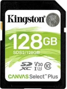 Kingston 128GB SDXC Canvas Plus UHS-I SDHC 128 GB Tarjeta de memoria