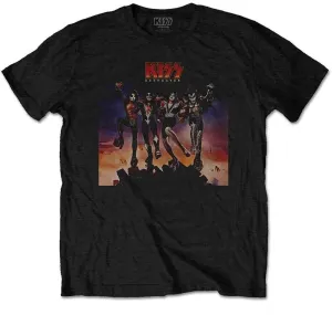 Kiss Camiseta de manga corta Destroyer Black 2XL
