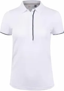 Kjus Womens Sia Polo S/S Blanco 38 Camiseta polo