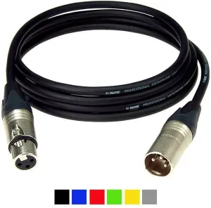 Klotz M1FM1N0750 Negro 7,5 m Cable de micrófono