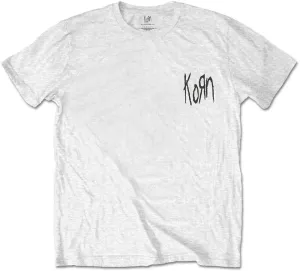 Korn Camiseta de manga corta Scratched Type Blanco L