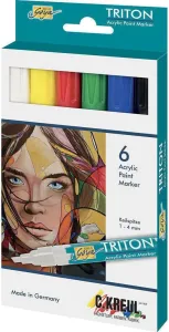 Kreul Triton Acrylic Marker Triton Mezcla 6 pcs