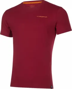 La Sportiva Back Logo T-Shirt M Sangria M Camiseta Camisa para exteriores