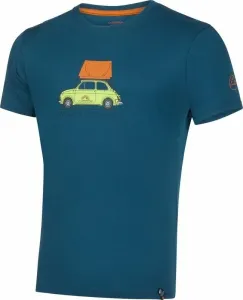 La Sportiva Cinquecento T-Shirt M Storm Blue/Hawaiian Sun M Camiseta