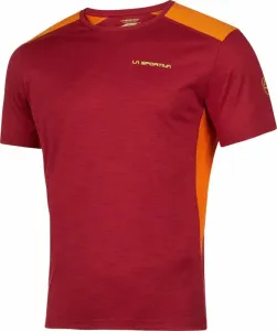 La Sportiva Embrace T-Shirt M Sangria/Hawaiian Sun L Camiseta