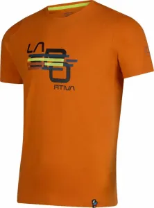 La Sportiva Stripe Cube T-Shirt M Hawaiian Sun L Camiseta