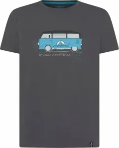 La Sportiva Van T-Shirt M Carbon/Topaz S Camiseta