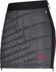 La Sportiva Warm Up Primaloft Skirt W Carbon/Cerise M Pantalones cortos para exteriores