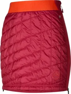 La Sportiva Warm Up Primaloft Skirt W Velvet/Cherry Tomato L Pantalones cortos para exteriores
