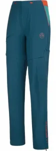 La Sportiva Rowan Zip-Off Pant W Storm Blue/Lagoon L Pantalones para exteriores