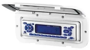 Lalizas Case Cover for Radio/CD, 110x235mm White Audio de barco, TV de barco
